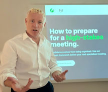 Karl presenting