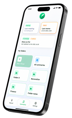 Summaries on phone